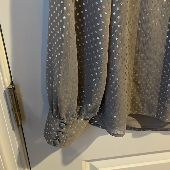 Brand new silver Talbots top. - Picture 3 of 4